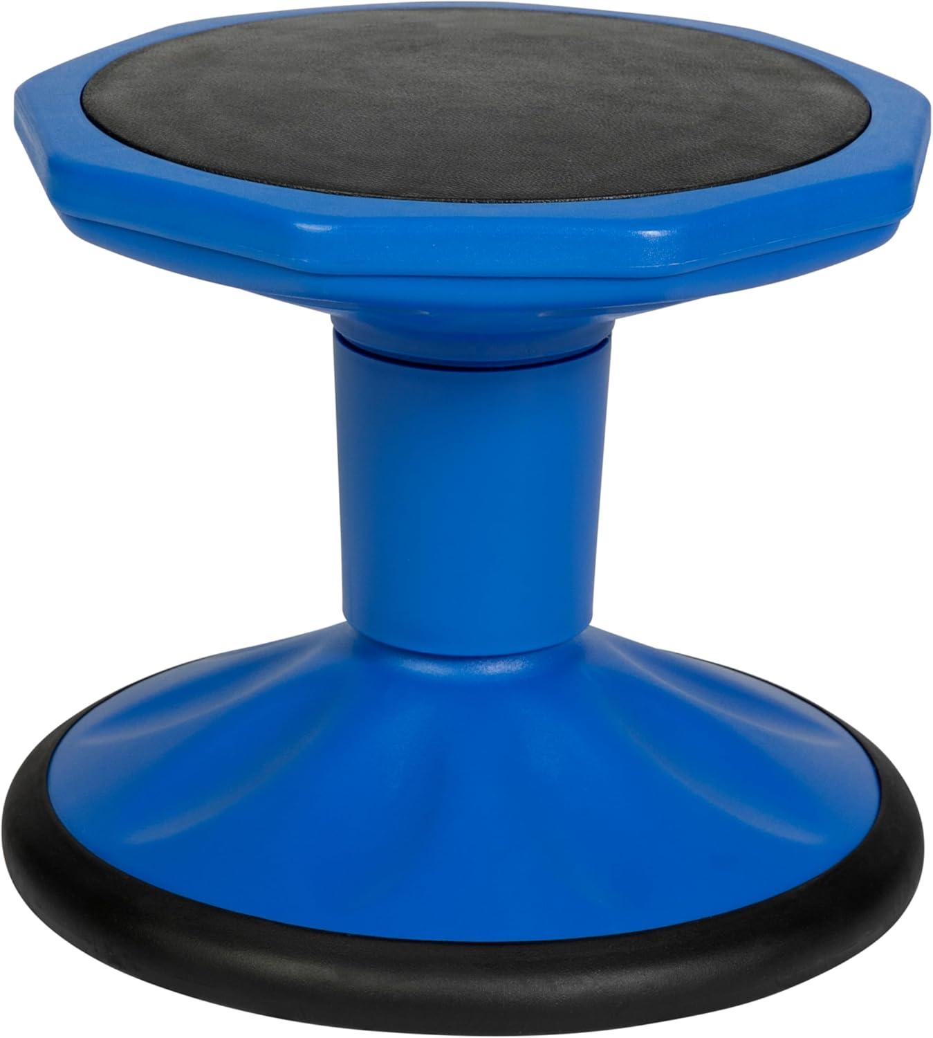 imageFlash Furniture Lucas Fixed Height Active Wobble Stool 16 Inch Seat Height Classroom Flexible Seating Elementary Wobble Chair for Kids Wiggle Seat for Sensory Kids GreenBlue
