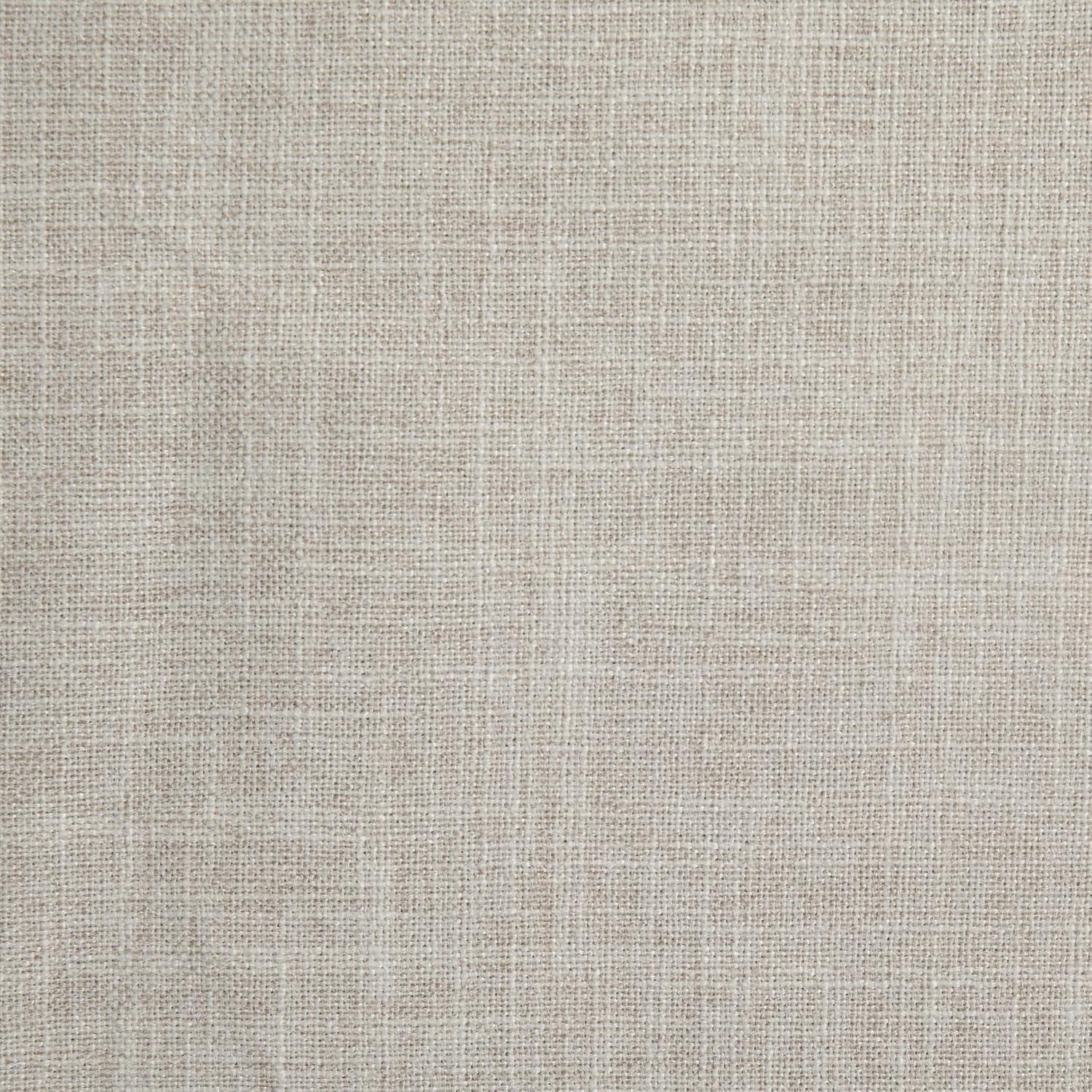 imageMartha Stewart Britta Platform Bed with Headboard ampamp Footboard Faux Linen Upholstery with Piping Detail Rounded Headboard No Box Spring Needed King BeigeBeige FabricWalnut Legs