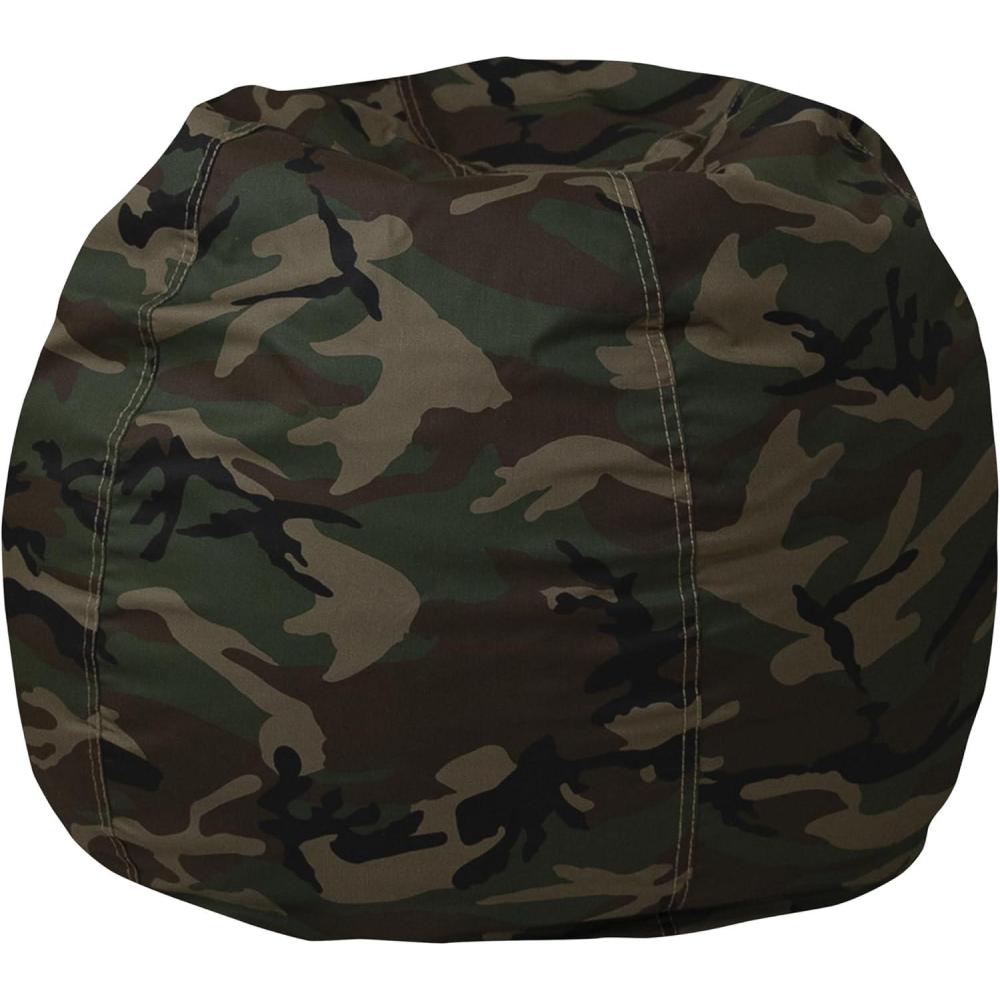 imageFlash Furniture Dillon Small Teal Furry Bean Bag Chair for Kids and TeensCamouflage