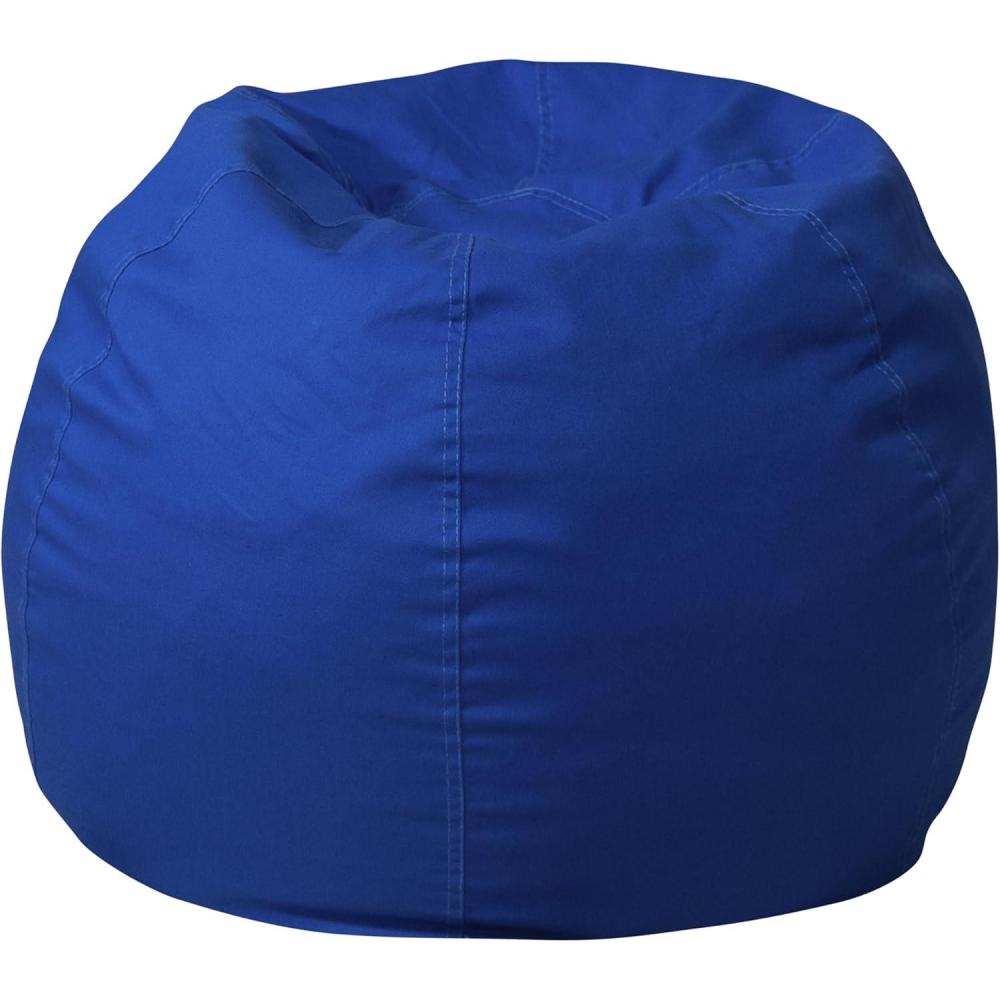 imageFlash Furniture Dillon Small Teal Furry Bean Bag Chair for Kids and TeensRoyal Blue