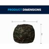 Flash Furniture Dillon Small Teal Furry Bean Bag Chair for Kids and Teens(Camouflage)