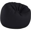Flash Furniture Dillon Small Teal Furry Bean Bag Chair for Kids and Teens(Grey)