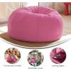 Flash Furniture Dillon Small Teal Furry Bean Bag Chair for Kids and Teens(Light Pink)