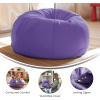 Flash Furniture Dillon Small Teal Furry Bean Bag Chair for Kids and Teens(Purple)