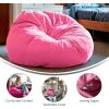 Flash Furniture Duncan Oversized Bean Bag Chair for Kids and Adults, Foam-Filled Beanbag Chair with Machine Washable Cover, Light Pink Polka Dot(Light Pink)