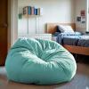 Flash Furniture Duncan Oversized Bean Bag Chair for Kids and Adults, Foam-Filled Beanbag Chair with Machine Washable Cover, Light Pink Polka Dot(Mint Green)