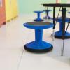 Flash Furniture Lucas Fixed Height Active Wobble Stool, 16 Inch Seat Height, Classroom Flexible Seating Elementary, Wobble Chair for Kids, Wiggle Seat for Sensory Kids, Green(Blue)