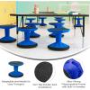 Flash Furniture Lucas Fixed Height Active Wobble Stool, 16 Inch Seat Height, Classroom Flexible Seating Elementary, Wobble Chair for Kids, Wiggle Seat for Sensory Kids, Green(Blue)