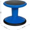 Flash Furniture Lucas Fixed Height Active Wobble Stool, 16 Inch Seat Height, Classroom Flexible Seating Elementary, Wobble Chair for Kids, Wiggle Seat for Sensory Kids, Green(Blue)