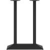 Flash Furniture Palis 27″ x 15″ Indoor/Outdoor Dining Height Double Column Table Base, Cast Iron Base with Steel Columns, Silver – Fits 30″ x 48″ Table Tops(Black)