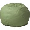 Flash Furniture Dillon Small Teal Furry Bean Bag Chair for Kids and Teens(Green)