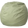 Flash Furniture Dillon Small Teal Furry Bean Bag Chair for Kids and Teens(Green Dot)
