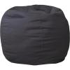 Flash Furniture Dillon Small Teal Furry Bean Bag Chair for Kids and Teens(Grey)