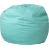 Flash Furniture Dillon Small Teal Furry Bean Bag Chair for Kids and Teens(Mint Green)