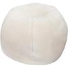 Flash Furniture Dillon Small Teal Furry Bean Bag Chair for Kids and Teens(Natural Sherpa)