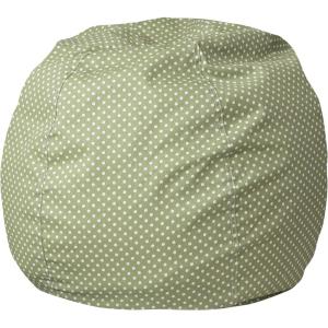 Flash Furniture Dillon Small Teal Furry Bean Bag Chair for Kids and Teens(Green Dot)
