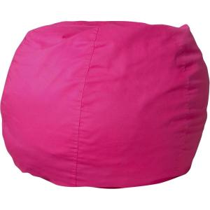 Flash Furniture Dillon Small Teal Furry Bean Bag Chair for Kids and Teens(Hot Pink)