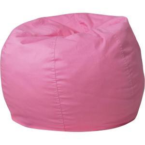Flash Furniture Dillon Small Teal Furry Bean Bag Chair for Kids and Teens(Light Pink)