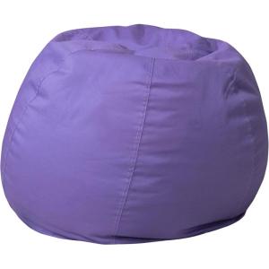 Flash Furniture Dillon Small Teal Furry Bean Bag Chair for Kids and Teens(Purple)