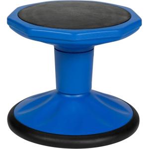 Flash Furniture Lucas Fixed Height Active Wobble Stool, 16 Inch Seat Height, Classroom Flexible Seating Elementary, Wobble Chair for Kids, Wiggle Seat for Sensory Kids, Green(Blue)
