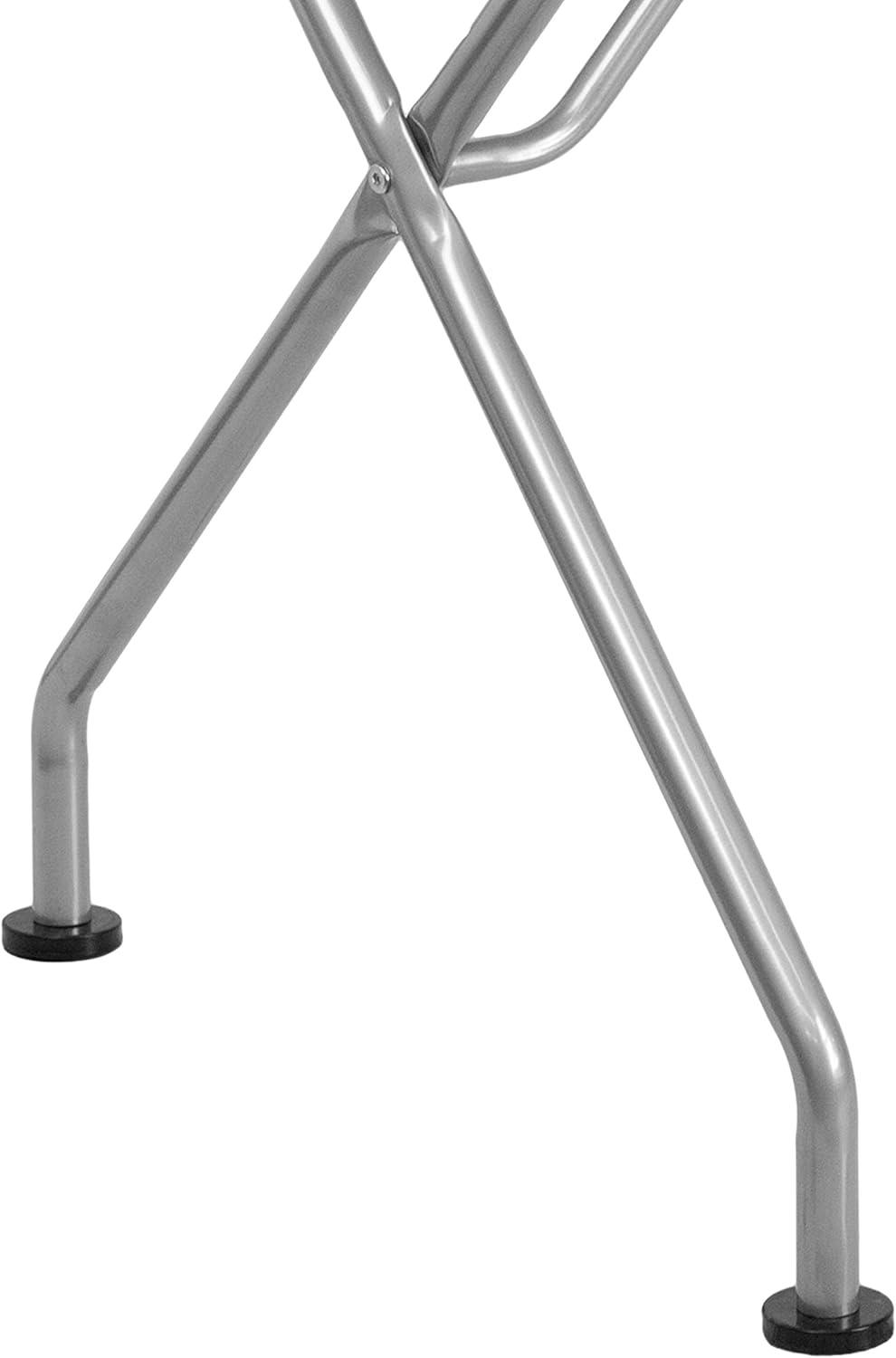 imageFlash Furniture Black Computer Desk with Raised Border and Silver Metal FrameBlack