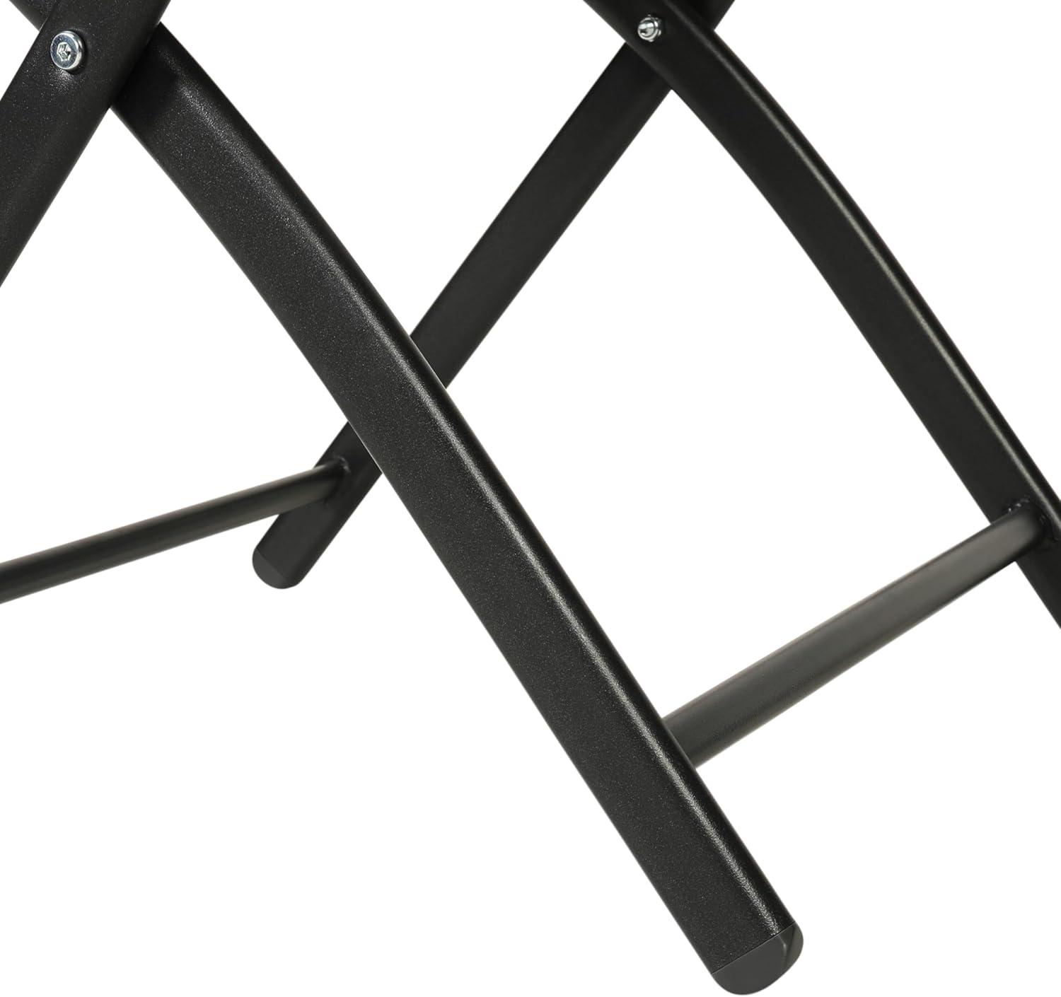 imageFlash Furniture Brazos Commercial IndoorOutdoor Folding Chairs Flex Comfort BacksSeats Metal Frames Portable Lightweight Foldable Design Set of 2 NavyBlackBrown