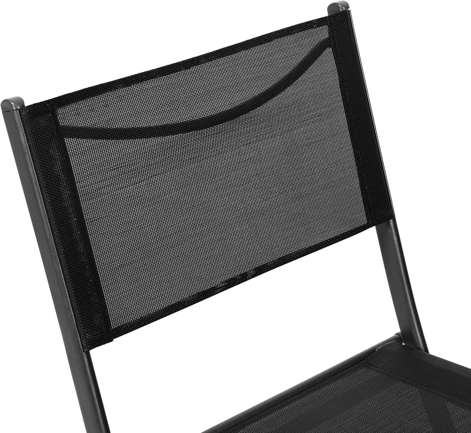 imageFlash Furniture Brazos Commercial IndoorOutdoor Folding Chairs Flex Comfort BacksSeats Metal Frames Portable Lightweight Foldable Design Set of 2 NavyBlackBlack