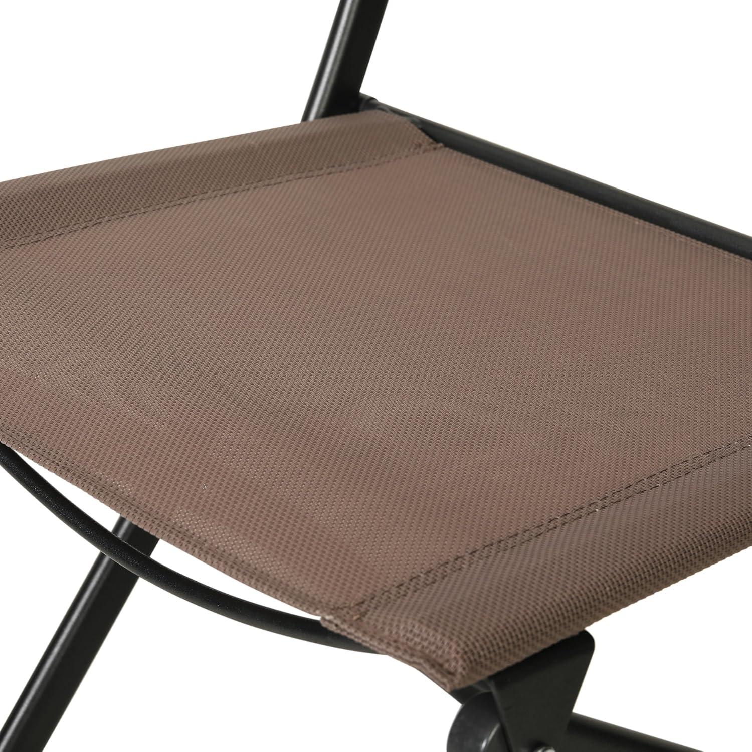 imageFlash Furniture Brazos Commercial IndoorOutdoor Folding Chairs Flex Comfort BacksSeats Metal Frames Portable Lightweight Foldable Design Set of 2 NavyBlackBrown