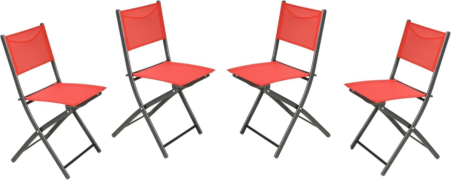 imageFlash Furniture Brazos Commercial IndoorOutdoor Folding Chairs Flex Comfort BacksSeats Metal Frames Portable Lightweight Foldable Design Set of 2 NavyBlackRed