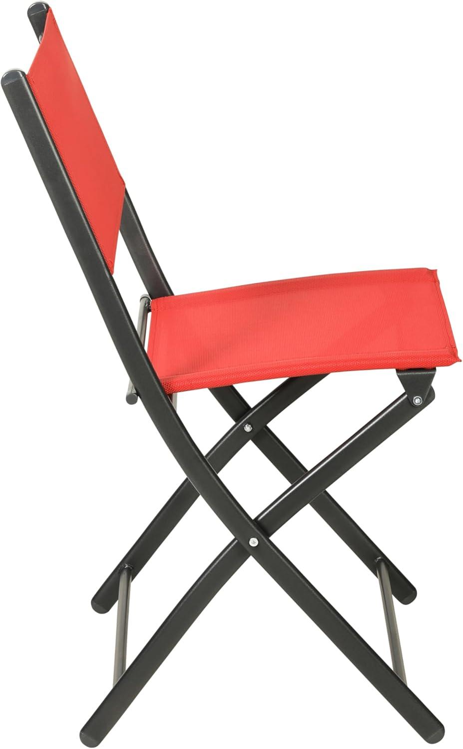 imageFlash Furniture Brazos Commercial IndoorOutdoor Folding Chairs Flex Comfort BacksSeats Metal Frames Portable Lightweight Foldable Design Set of 2 NavyBlackRed