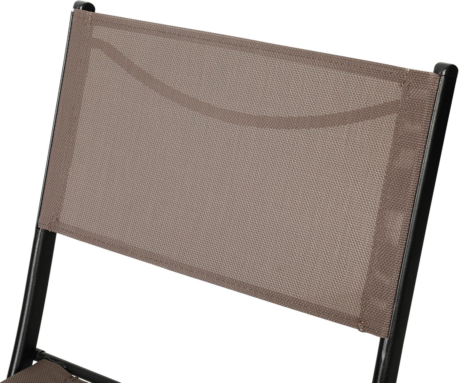 imageFlash Furniture Brazos Commercial IndoorOutdoor Folding Chairs Flex Comfort BacksSeats Metal Frames Portable Lightweight Foldable Design Set of 2 NavyBlackBrown