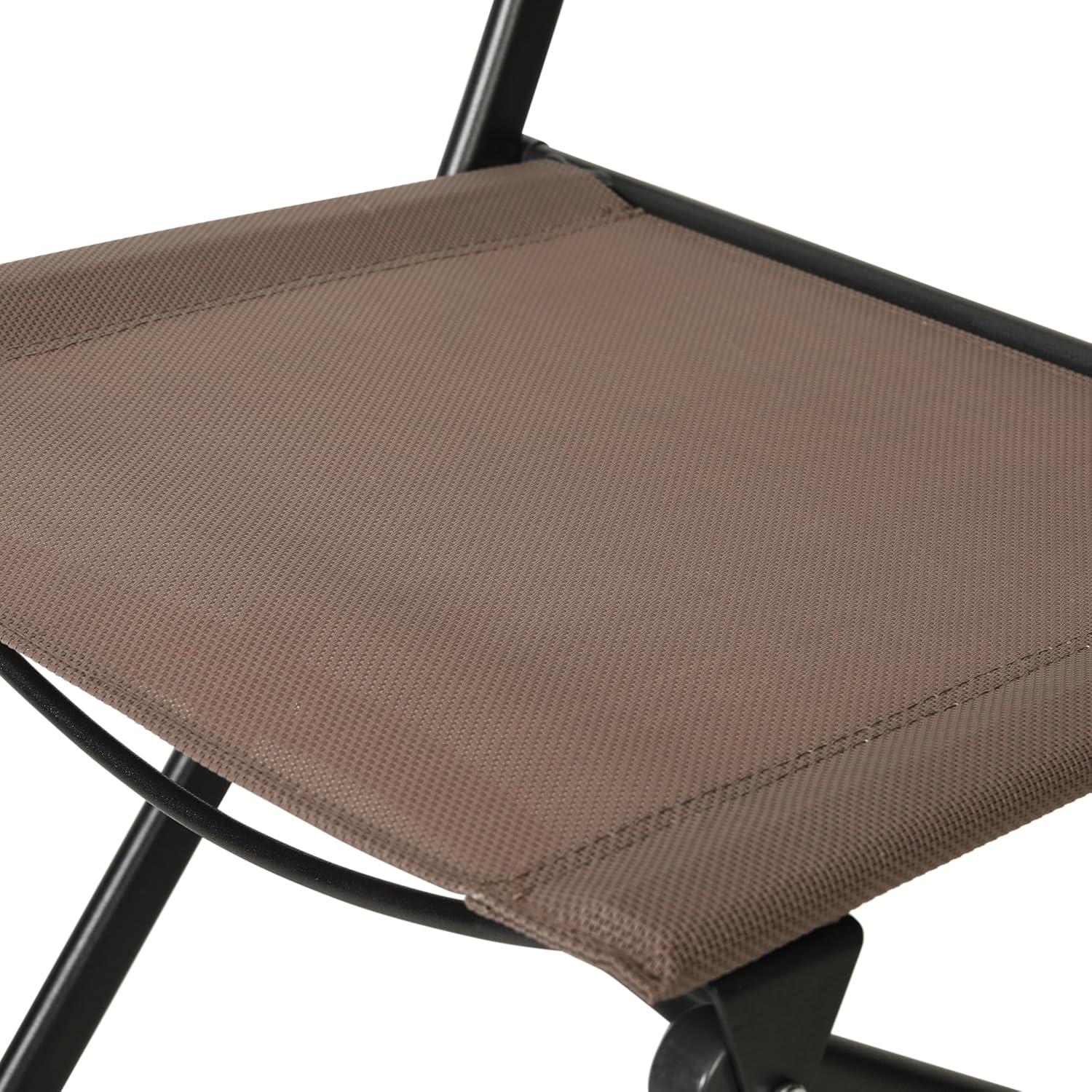 imageFlash Furniture Brazos Commercial IndoorOutdoor Folding Chairs Flex Comfort BacksSeats Metal Frames Portable Lightweight Foldable Design Set of 2 NavyBlackBrown