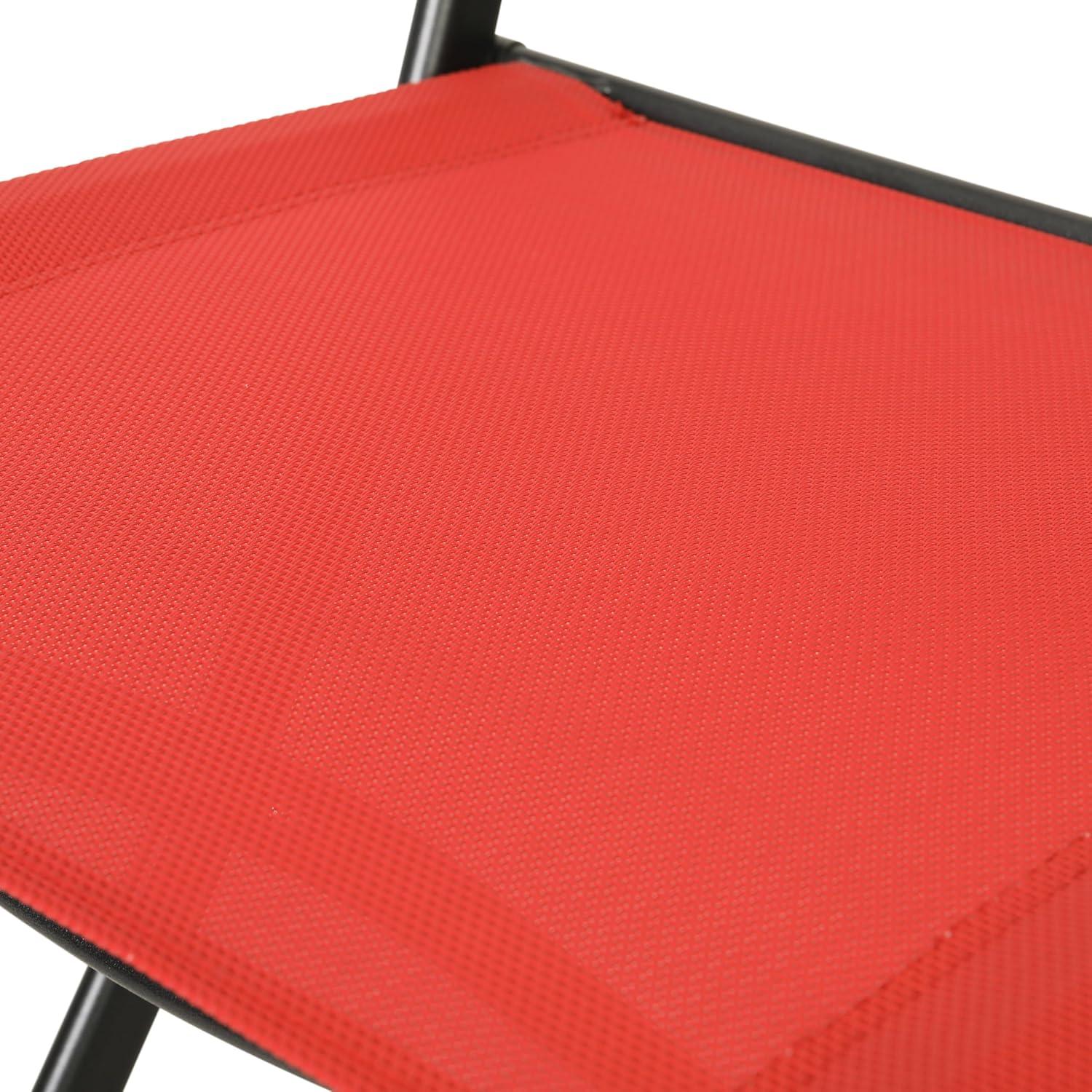 imageFlash Furniture Brazos Commercial IndoorOutdoor Folding Chairs Flex Comfort BacksSeats Metal Frames Portable Lightweight Foldable Design Set of 2 NavyBlackRed