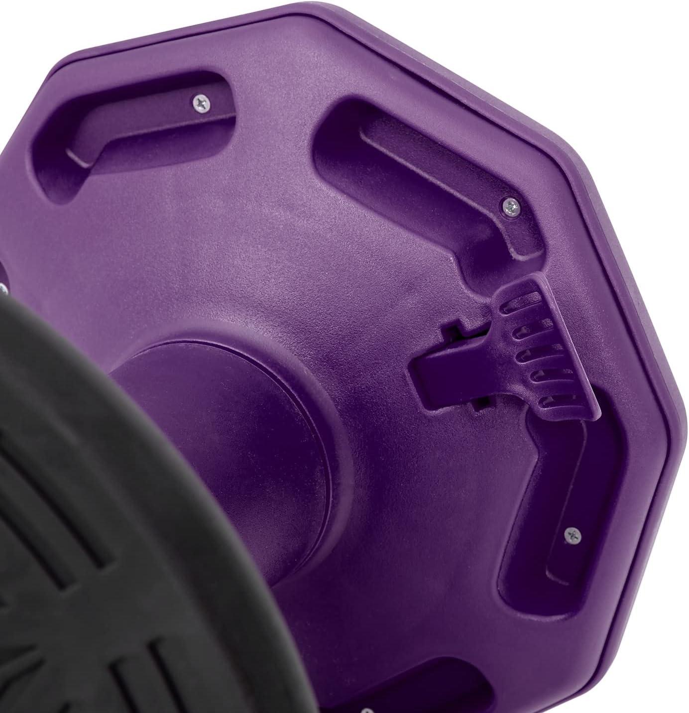 imageFlash Furniture Carter Adjustable Height Kids Active Stool Flexible Gray Stool for Classroom and Home NonSkid Bottom Rubberized Seat 14quot 18quot Seat HeightPurple