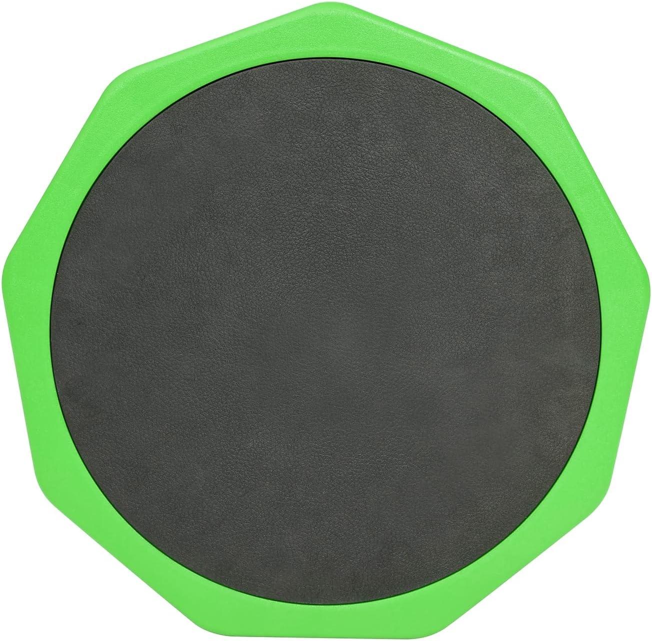 imageFlash Furniture Carter Adjustable Height Kids Active Stool Flexible Gray Stool for Classroom and Home NonSkid Bottom Rubberized Seat 14quot 18quot Seat HeightGreen