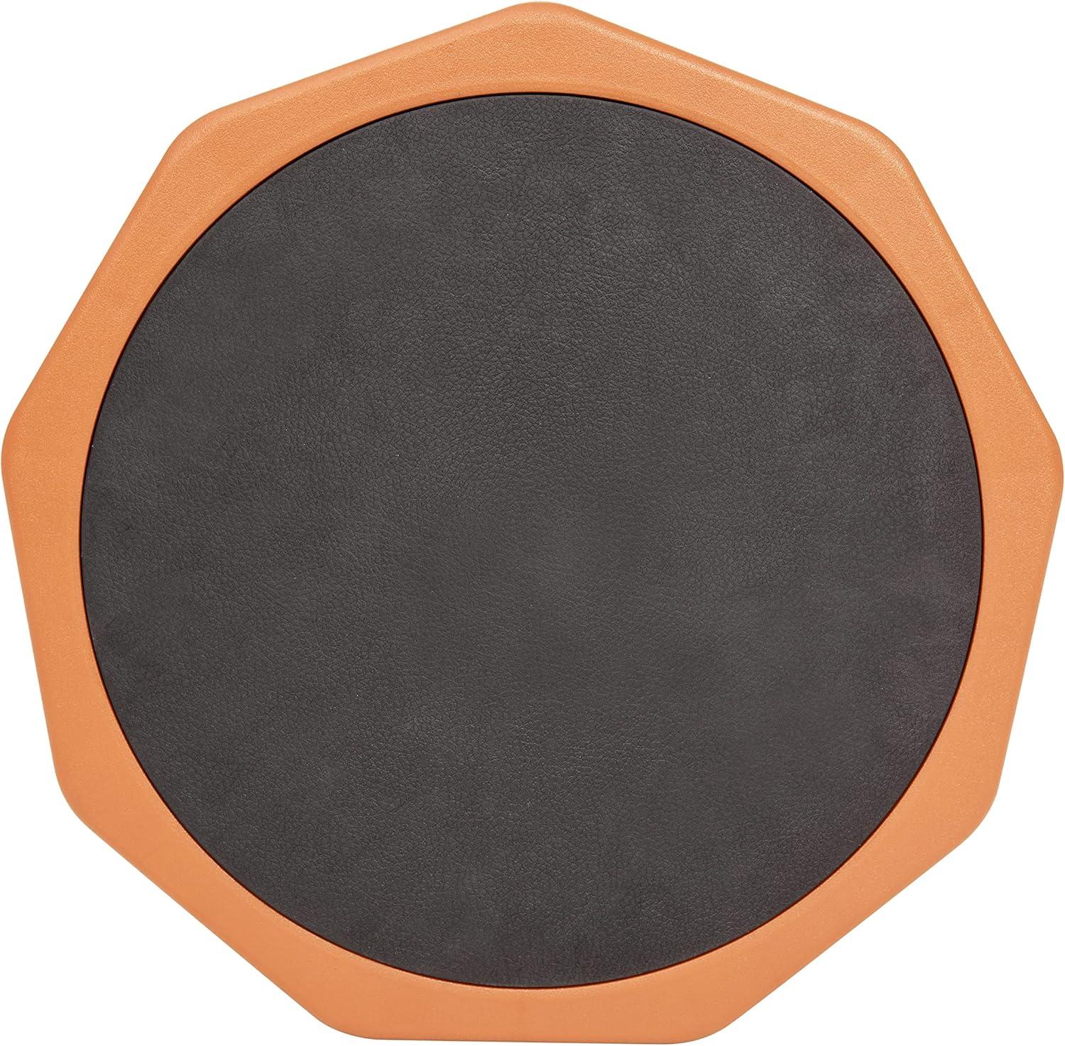 imageFlash Furniture Carter Adjustable Height Kids Active Stool Flexible Gray Stool for Classroom and Home NonSkid Bottom Rubberized Seat 14quot 18quot Seat HeightOrange