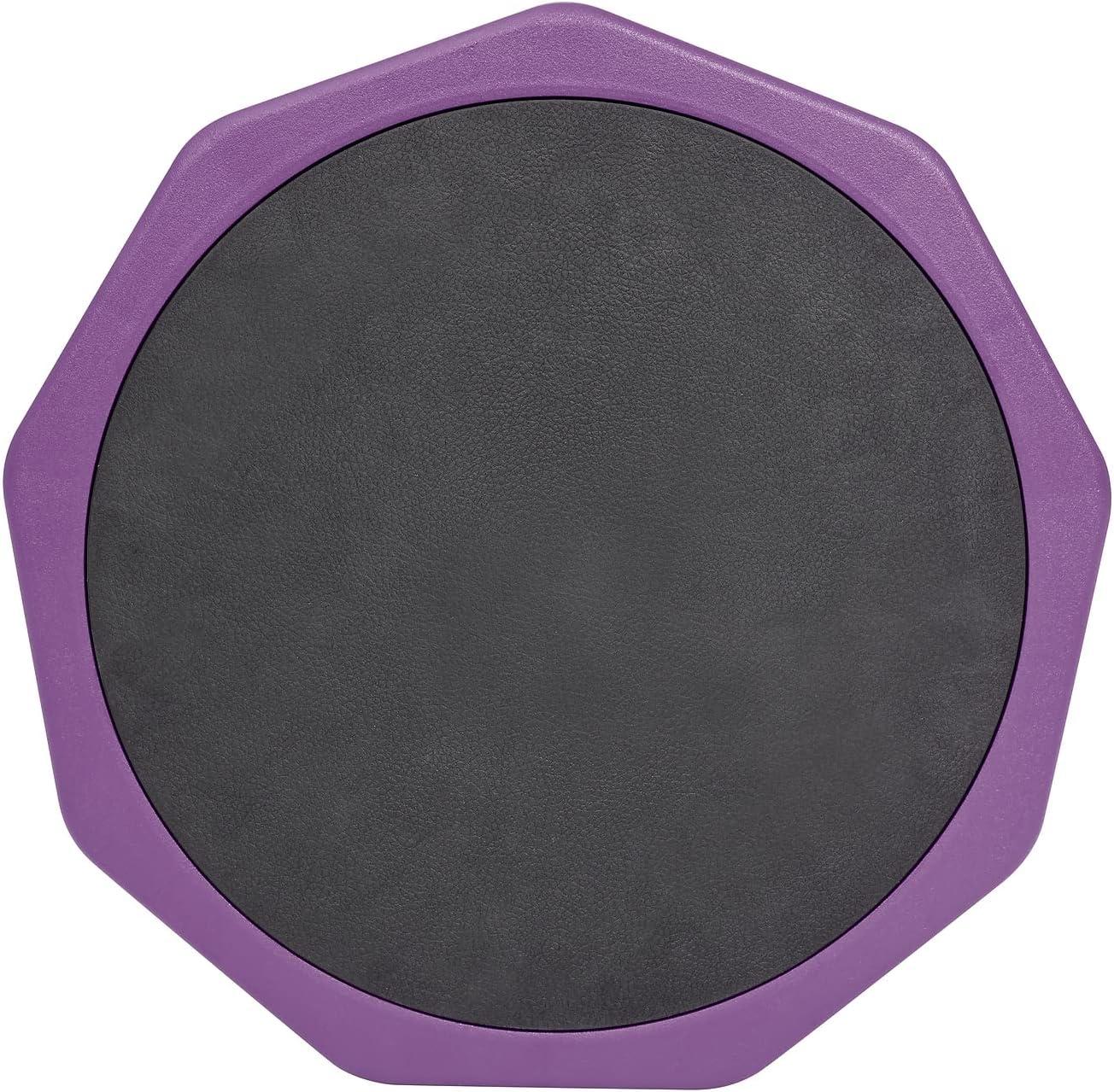 imageFlash Furniture Carter Adjustable Height Kids Active Stool Flexible Gray Stool for Classroom and Home NonSkid Bottom Rubberized Seat 14quot 18quot Seat HeightPurple