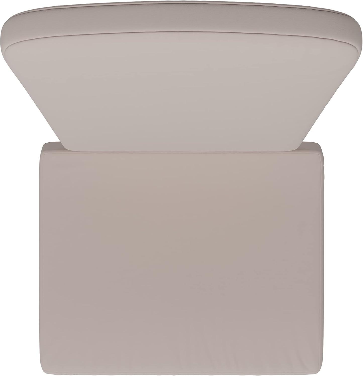 imageFlash Furniture Charlestown Set of 2 Adirondack Chair Cushions Cream Fabric Cushions 2quot Thick Padding IndoorOutdoor Patio Chair Replacement CushionsCream