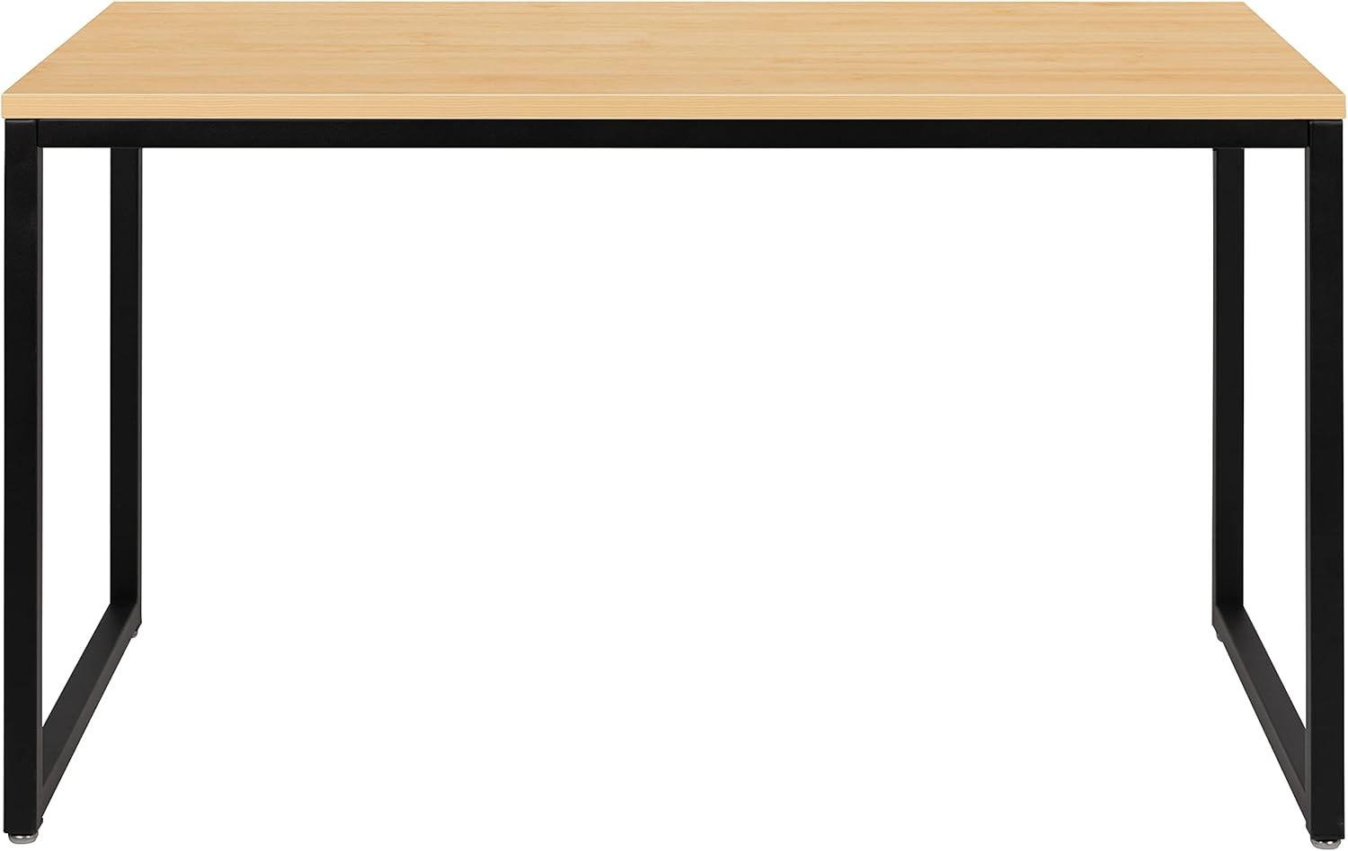 imageFlash Furniture Clifton Modern Office Computer Desk with Top and Bottom Storage Shelves Small Computer Desk for Home Office 28quotW BlackBlack