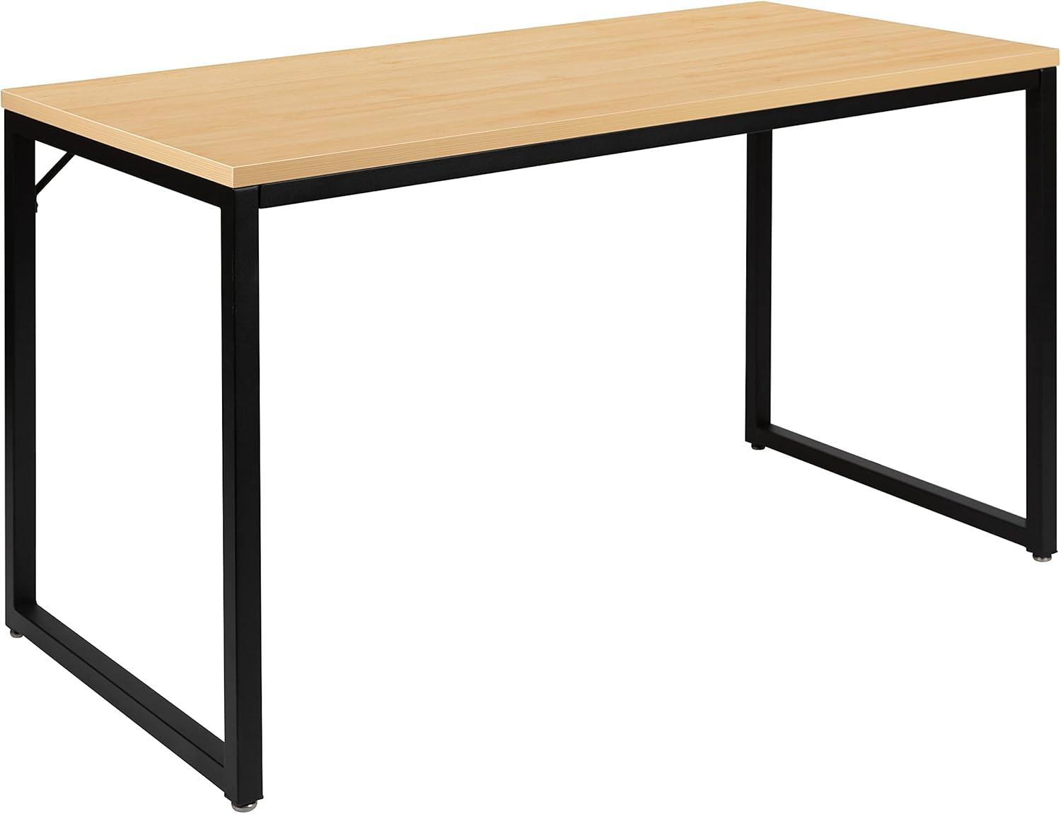 imageFlash Furniture Clifton Modern Office Computer Desk with Top and Bottom Storage Shelves Small Computer Desk for Home Office 28quotW BlackBlack