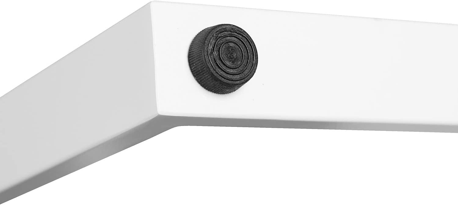 imageFlash Furniture Clifton Modern Office Computer Desk with Top and Bottom Storage Shelves Small Computer Desk for Home Office 28quotW BlackRustic Gray