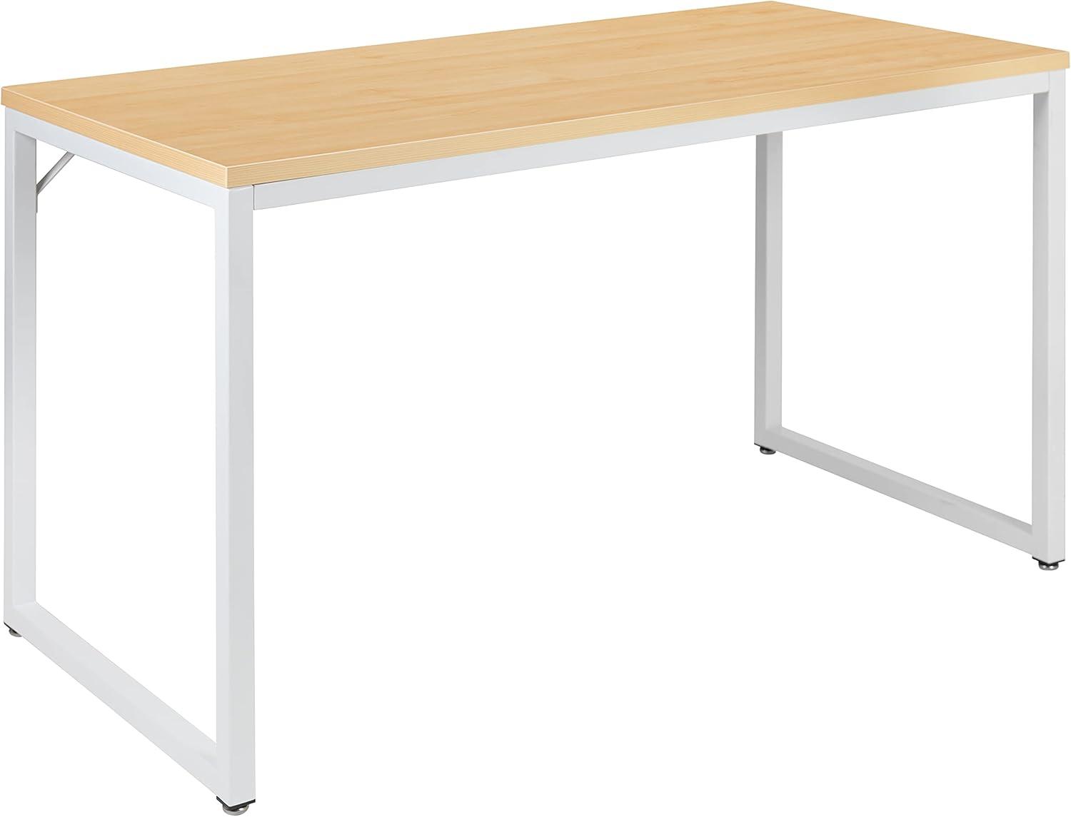 imageFlash Furniture Clifton Modern Office Computer Desk with Top and Bottom Storage Shelves Small Computer Desk for Home Office 28quotW BlackWhite