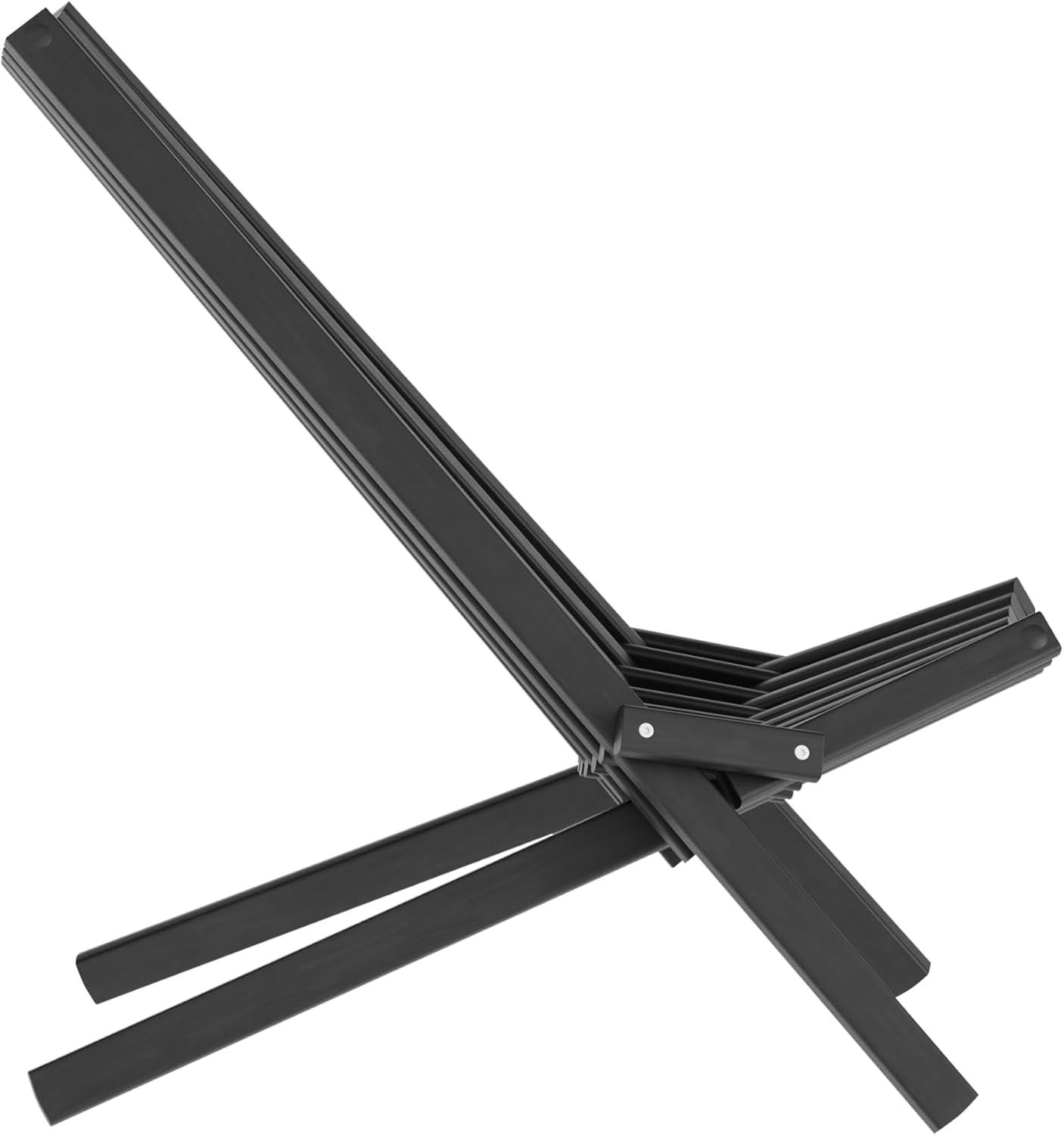 imageFlash Furniture Delia Commercial IndoorOutdoor Wood Folding Chair Low Profile Lounge for Patio Porch or Garden Versatile WeatherResistant Acacia Wood BrownBlack