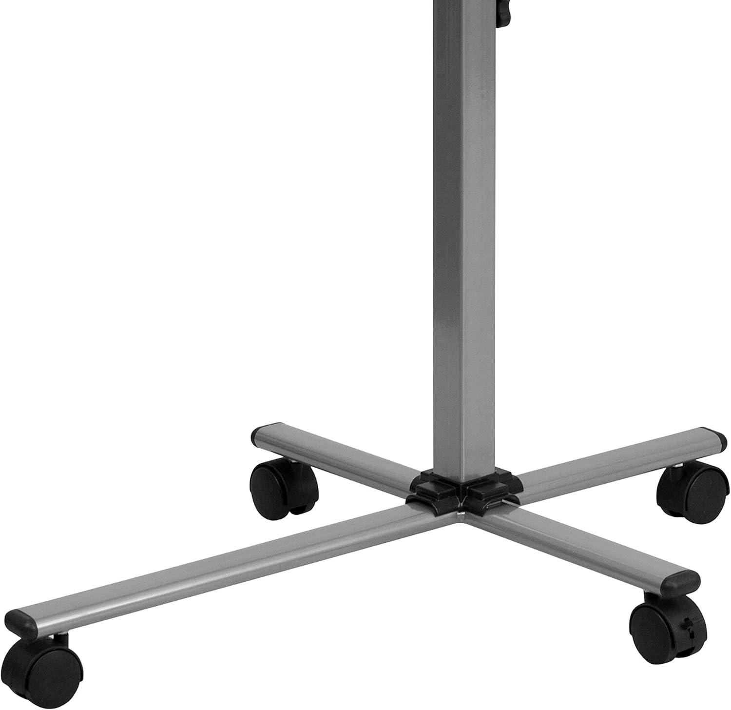 imageFlash Furniture Dunbar Angle and Height Adjustable Mobile Laptop Computer Table with Cherry Top
