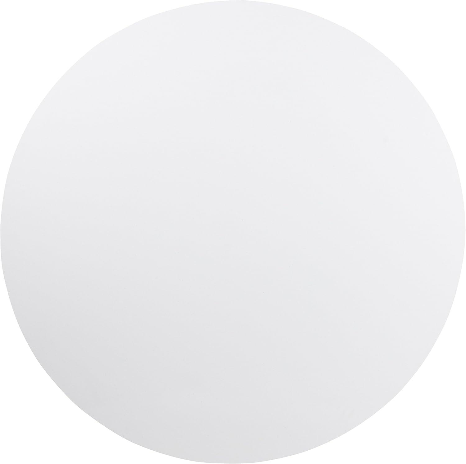 imageFlash Furniture Elon 2 Round AllOccasion Plastic Folding Event Table Folding Banquet Table for IndoorOutdoor Events White5 Foot