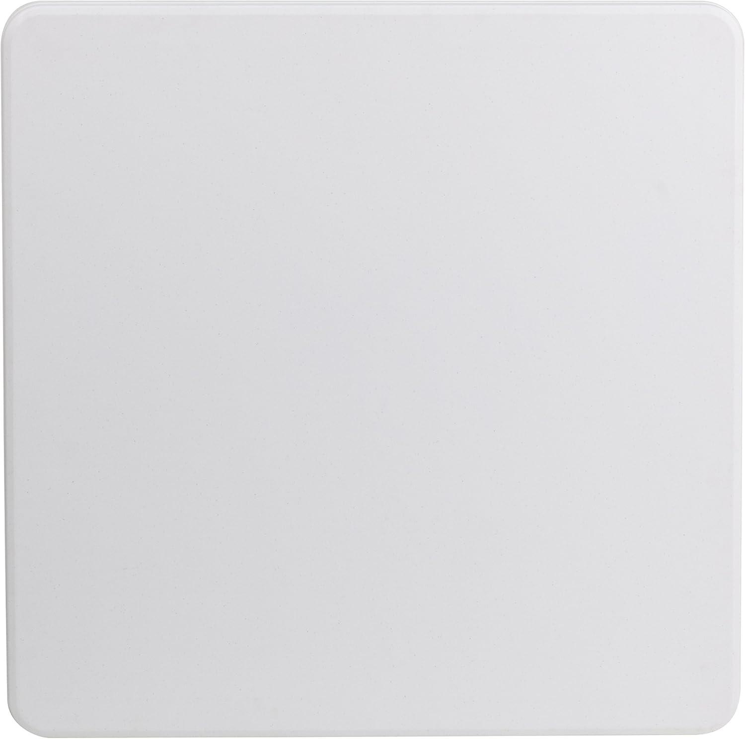 imageFlash Furniture Elon 285Foot Square Granite White Plastic Folding Table Waterproof Impact and Stain Resistant Flash Furniture Hercules Series Plastic Folding ChairsGranite White