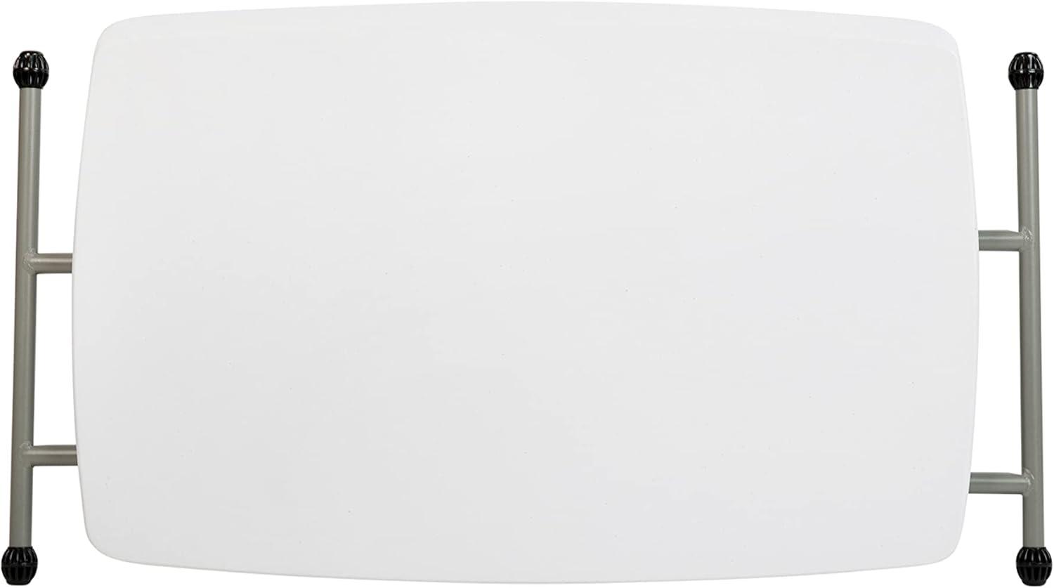 imageFlash Furniture Elon Folding Table Granite White Height Adjustable 26 Inch TV Tray Commercial Grade Laptop Table30
