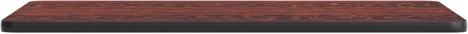 imageFlash Furniture Glenbrook 30 x 60 Rectangular Table Top with Black or Mahogany Reversible Laminate Top Pack of 1BlackMahogany