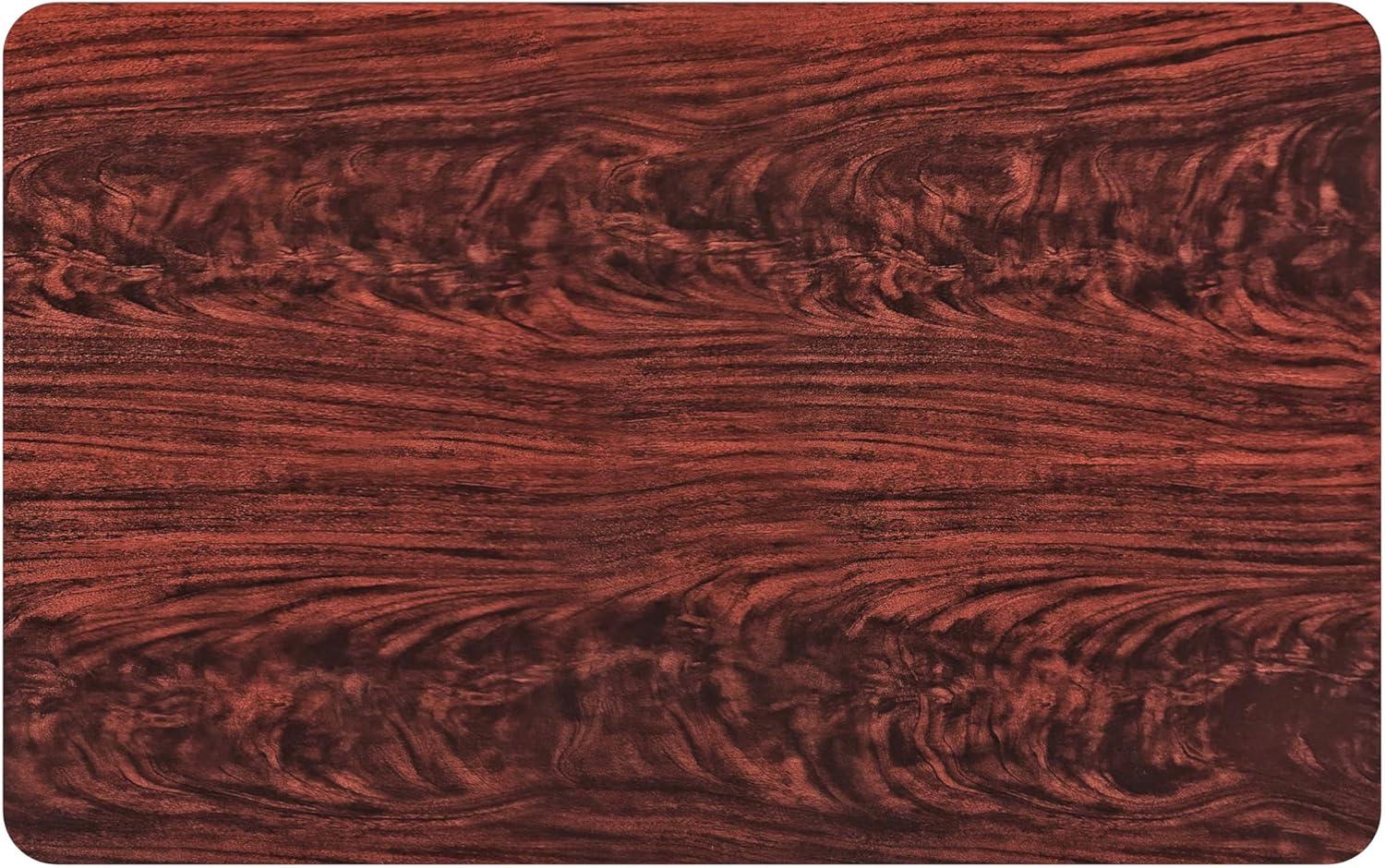 imageFlash Furniture Glenbrook 30 x 60 Rectangular Table Top with Black or Mahogany Reversible Laminate Top Pack of 1BlackMahogany