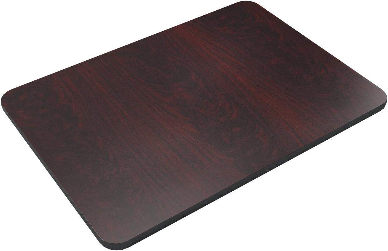 imageFlash Furniture Glenbrook 30 x 60 Rectangular Table Top with Black or Mahogany Reversible Laminate Top Pack of 1BlackMahogany